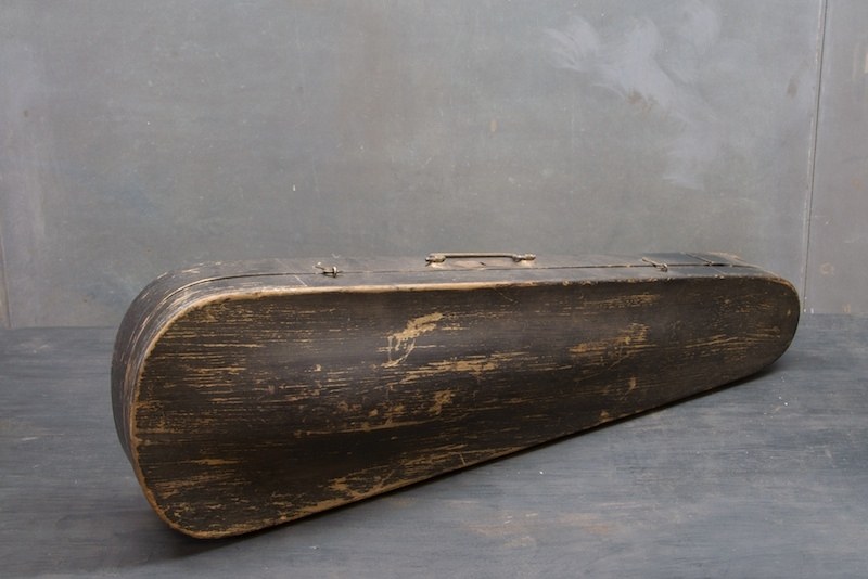 sammenholdt Pick up blade Vag Vintage Black Wooden Violin Case : Factory 20