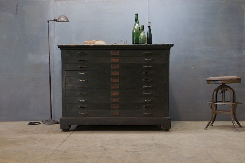 Vintage 1890s Wood Flat Files Factory 20
