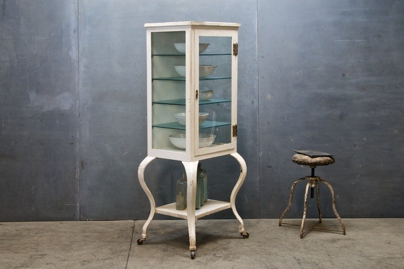 Vintage shop apothecary cabinet