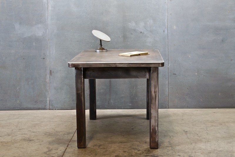 Vintage Stoughlaeth Steel Age Desk Factory 20