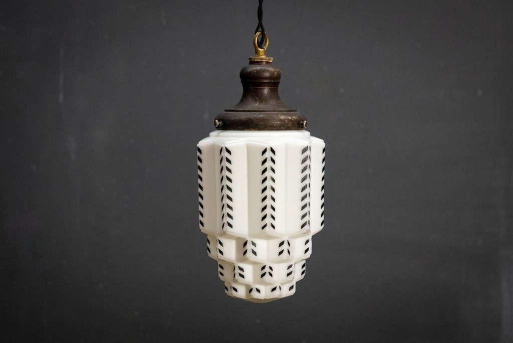 Art deco outlet skyscraper pendant light
