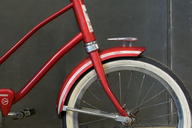 Antique ROSS POLO Bicycle Bike Red Bicycle Barn Find